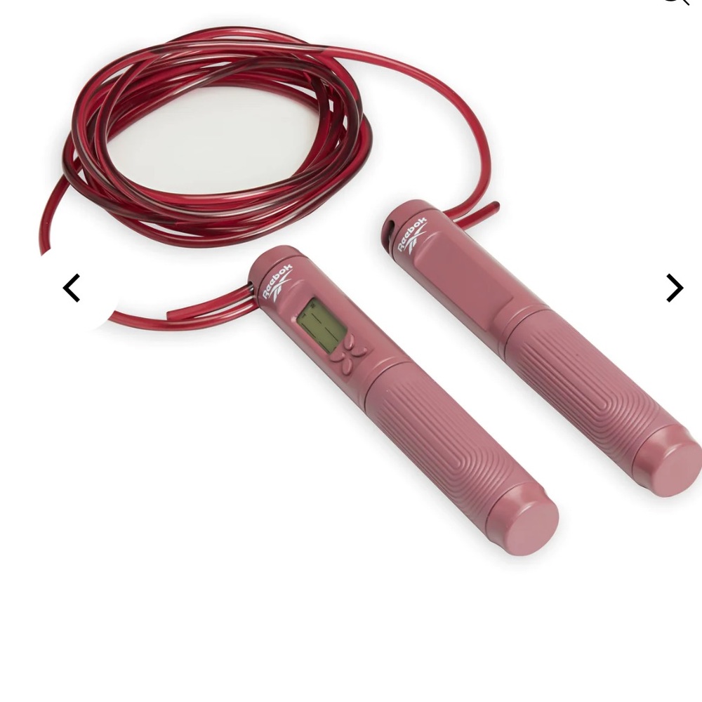 Reebok 2-in-1 Digital Maroon Jump Rope, NWT